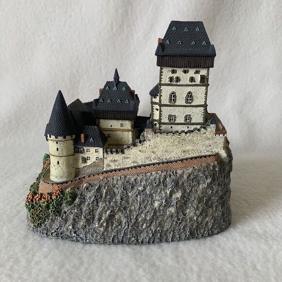 Vtg Danbury Mint Karlstejn Castle Enchanted Castles Of Europe Czech Republic - Picture 5 of 12